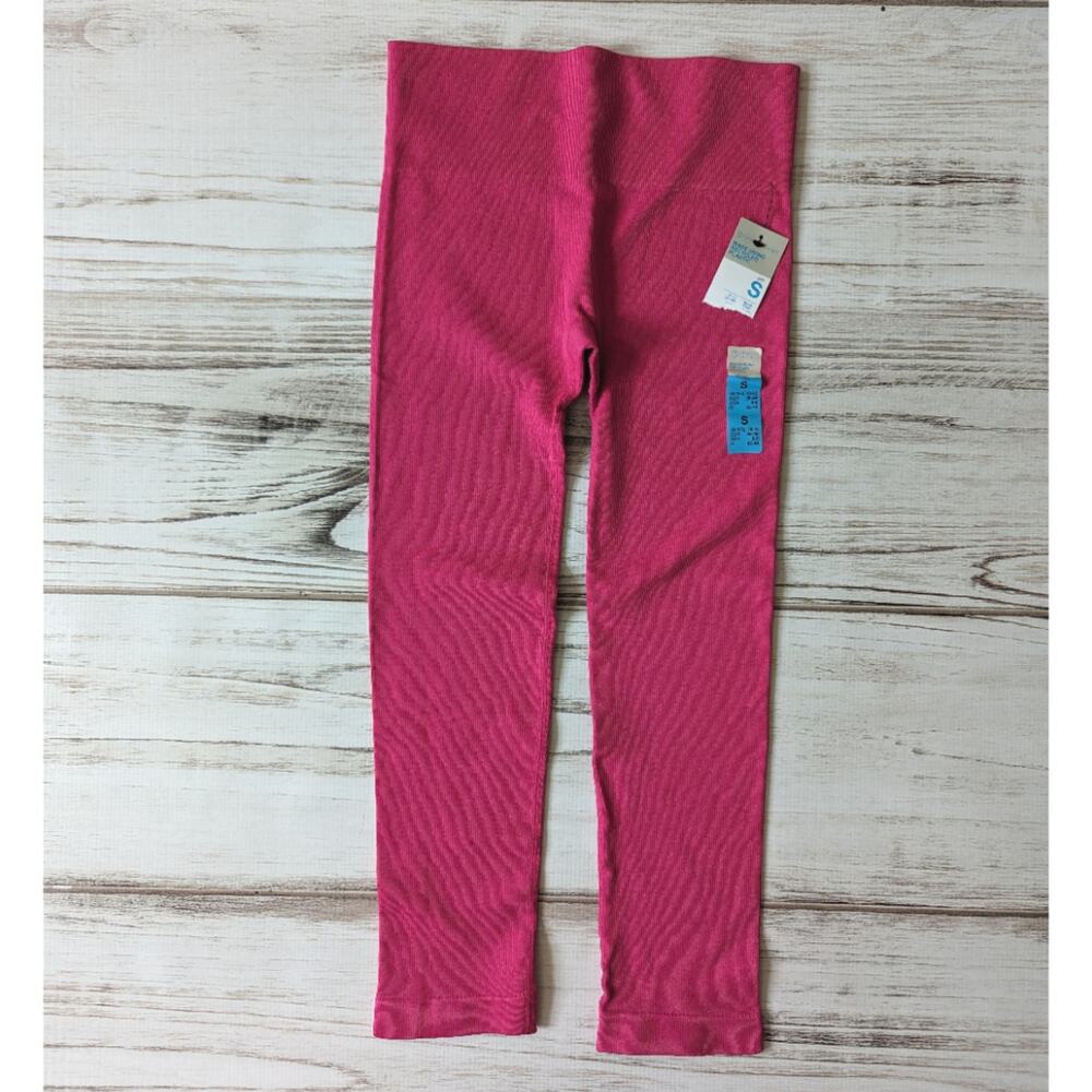 Primark Seamless Bright Fushia Pink Seamless Leggings sz Small New